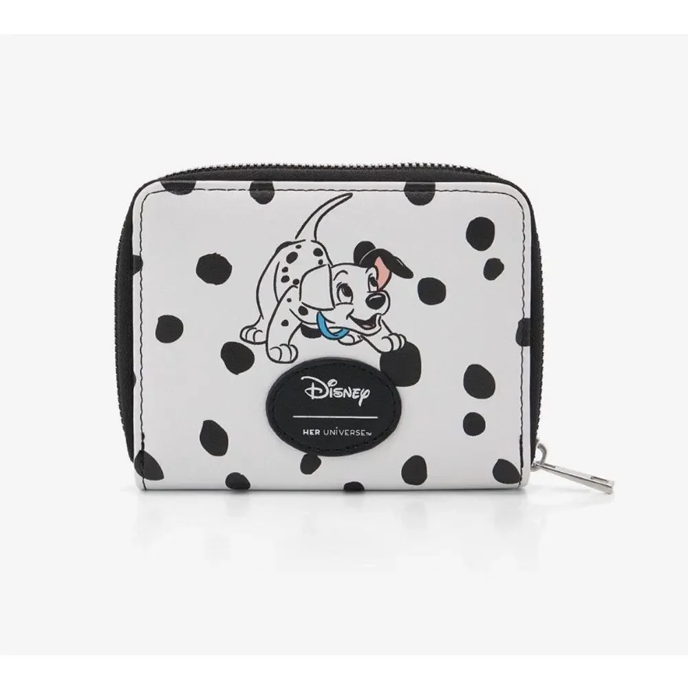 Her Universe Disney 101 Dalmations Puppy Mini Zipper Wallet NWT